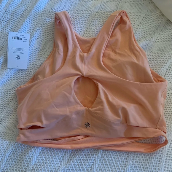 Athleta NEW Womens Sport Bra Conscious Cutout Crop Size XL Cup Size D-DD Cups - Picture 4 of 10